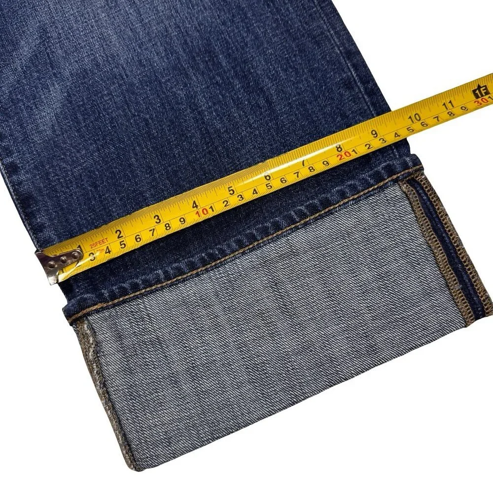 J. Crew Wide Leg Jeans Sz 24 5 Pockets Dark Wash Relaxed Fit Denim - Picture 13 of 14